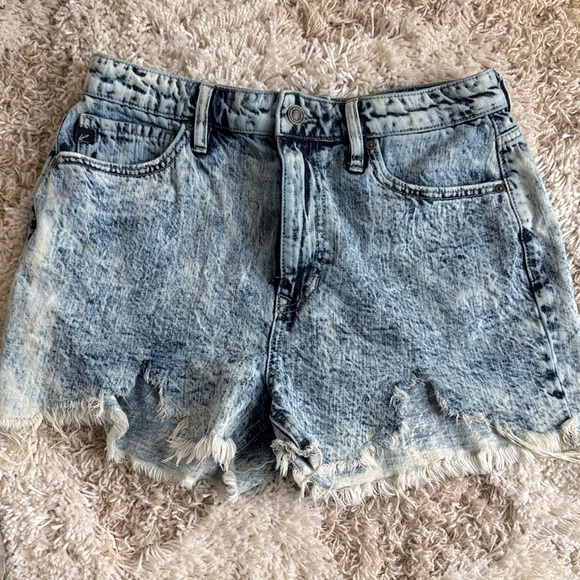Distressed Denim Shorts - Picture 1 of 4